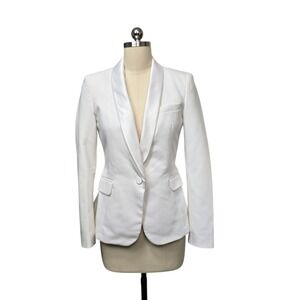 Zara Ivory Suit Jacket
